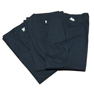 Red Kap Work Pants Size 37x25 Navy Blue Flat Front PT20 Can be Altered 3 Pair